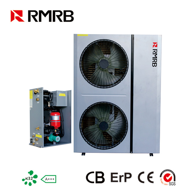 Calentador de agua de calefacción y refrigeración Bomba de calor dividida